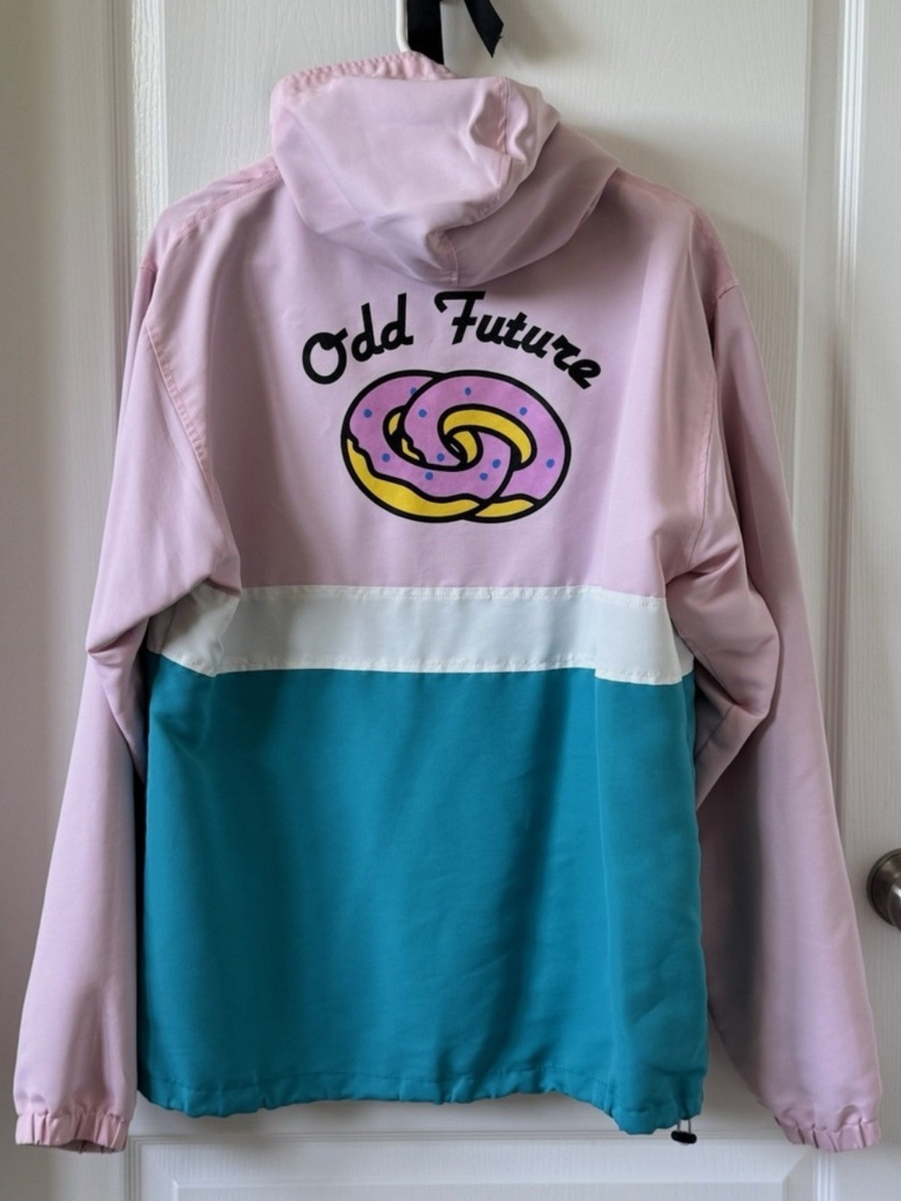 Odd Future Colorblock Anorak Unisex Windbreaker Quarter Zip Jacket Sz M OFWGKTA